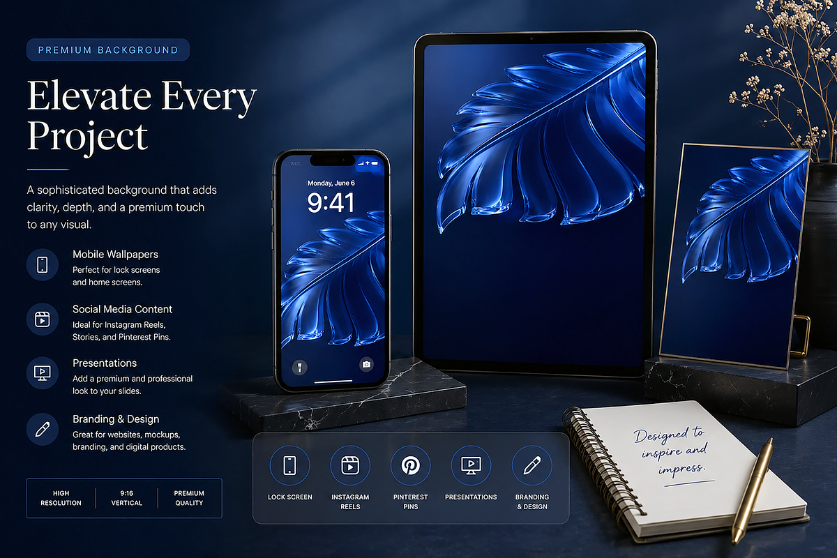 Executive Sapphire Backgrounds, a Background Graphic by MarisoArt (Photo 10 of 13)