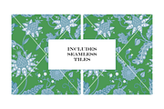 Boho Patterns Blue Green, a Pattern Graphic by RachelStudio (Thumbnail 9 of 10)
