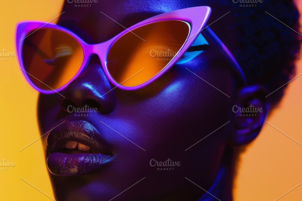 109 Fashion models in sunglasses, a Beauty & Fashion Photo by Handmadefont (Photo 30 of 113)