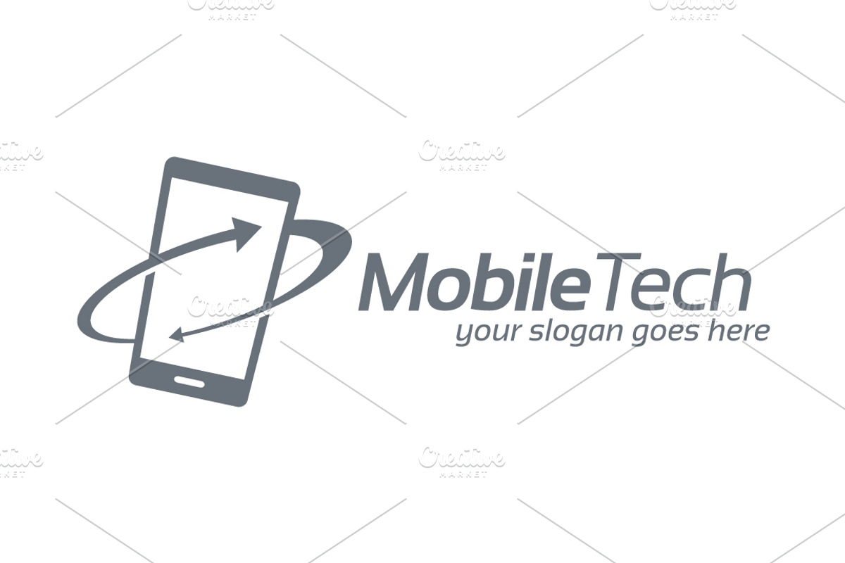 Mobile Sync Symbol Design, a Branding & Logo Template by Toko Pak Sabar (Photo 6 of 6)