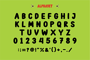 Baby Grinch - Playful Textured Font, a Sans Serif Font by KiddoGlyphs Studio (Thumbnail 4 of 4)