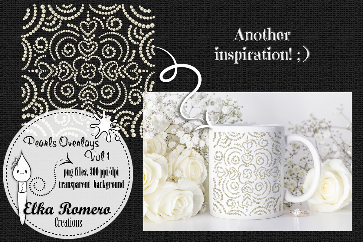 Pearls Overlays - Vol 1, a Graphic by Elka Romero Creations (Photo 5 of 7)