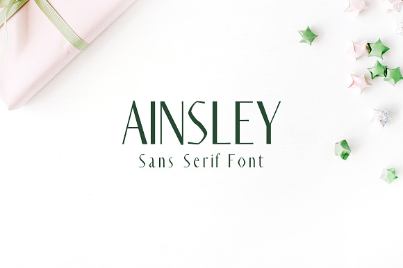 Ainsley Sans Serif Font preview 7