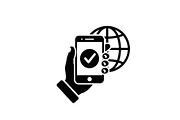 Digital Approval Checklist Icon, a Graphic by hafijul (Thumbnail 2 of 15)