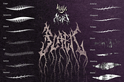 MORT Black Metal Procreate Brushes, a Brush Add-On by wwowly (Thumbnail 3 of 3)
