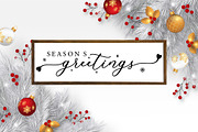 Farmhouse Christmas Sign Mega Pack, a Graphic by CraftlabSVG (Thumbnail 12 of 17)