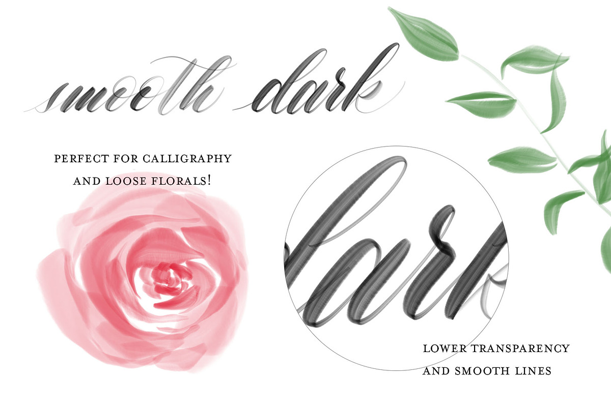 Procreate Loose Floral Brushes preview 6