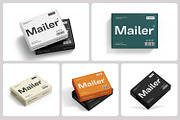 Cardboard Shipping Mailer Box Mockup, a Packaging Mockup by Ram Studio LLC (Thumbnail 14 of 14)