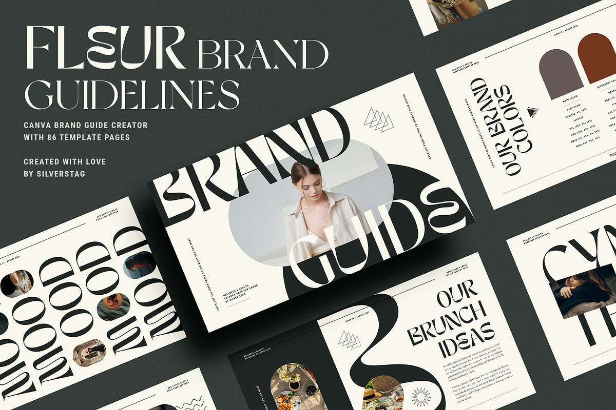 Fleur - 6 in 1 Canva Creator Pack, a Templates & Theme by SilverStag Type Foundry (Photo 2 of 31)