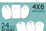 24 Keyring Display Card 4x6 SVG, a Card Template by Paperboxshop (Thumbnail 2 of 3)
