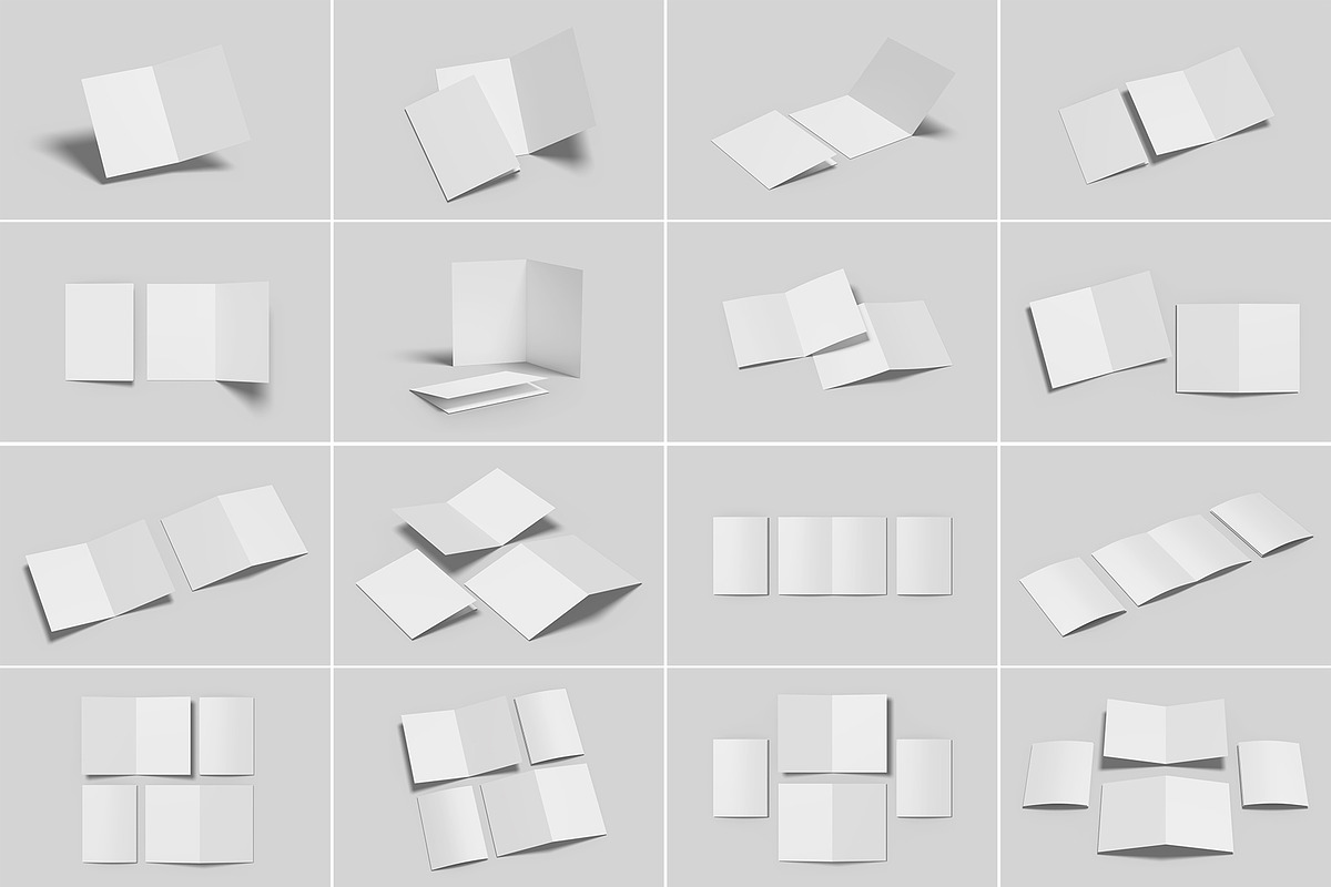 A4 Bifold Brochure Mockups, a Brochure Template by Graphic Aesthetic (Photo 3 of 21)