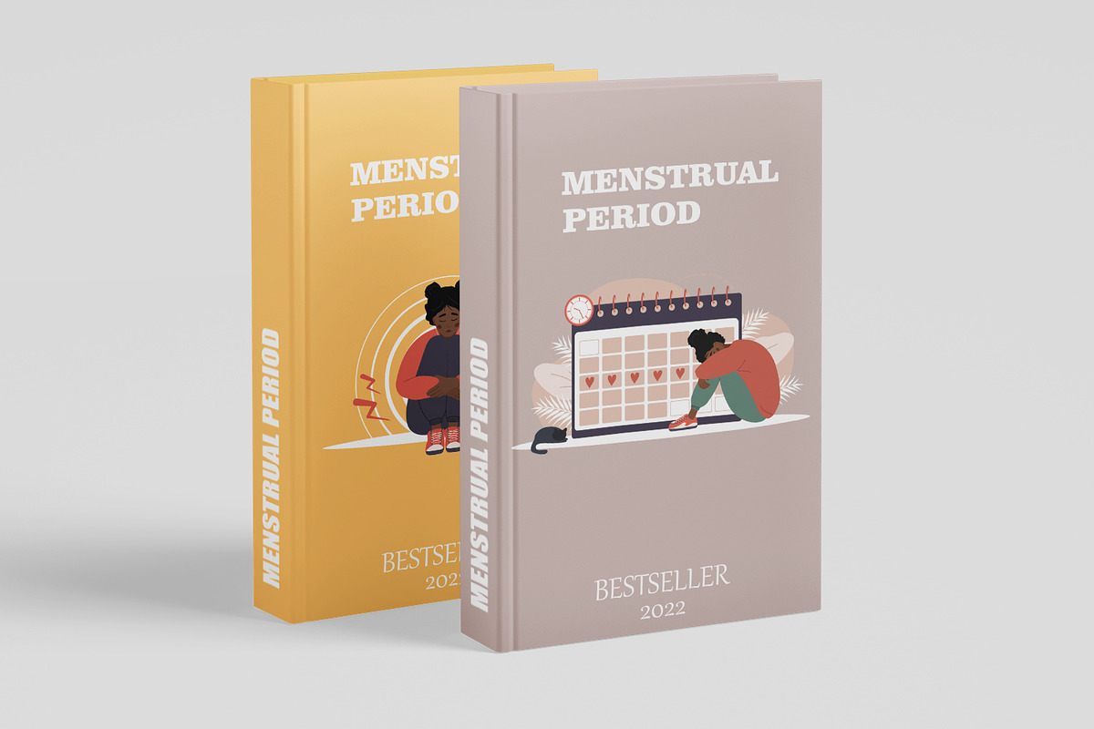 Menstrual Period african woman, an Illustration by KeronnArt (Photo 6 of 7)