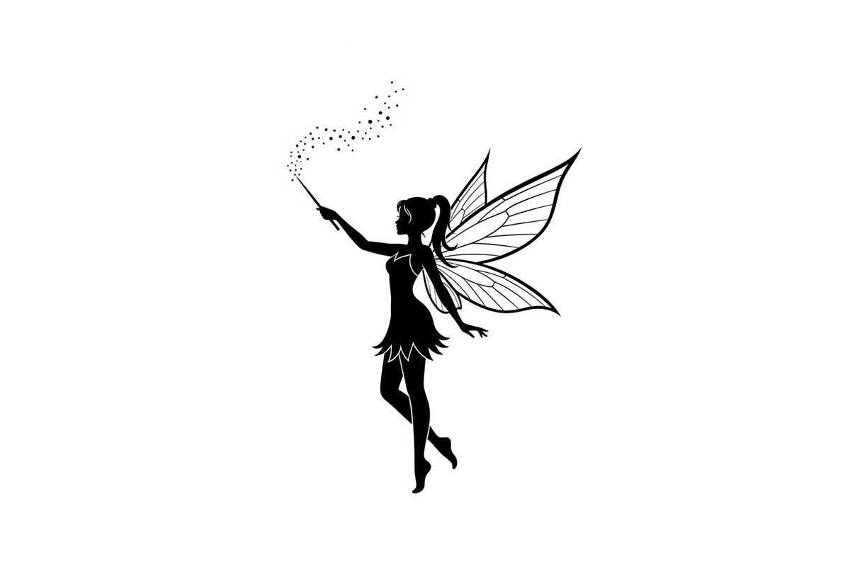 Magical Fairy Silhouette Bundle, an Illustration by jahid234 (Photo 42 of 51)