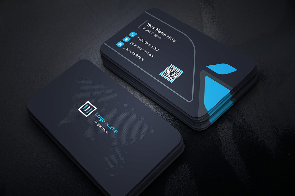 Business Card Design Template, a Business Card Template by mijli (Photo 10 of 20)