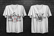 Set of prints for T-Shirts Rock Star, a Background Graphic by Hadanello88 (Thumbnail 2 of 3)