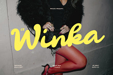 CS Winka – Retro Bold Script Font