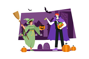 M538_ Halloween Illustration