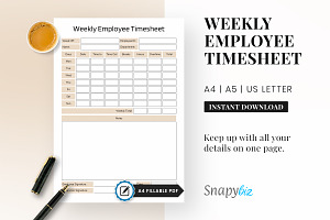 Time Tracking Worksheet For Employee