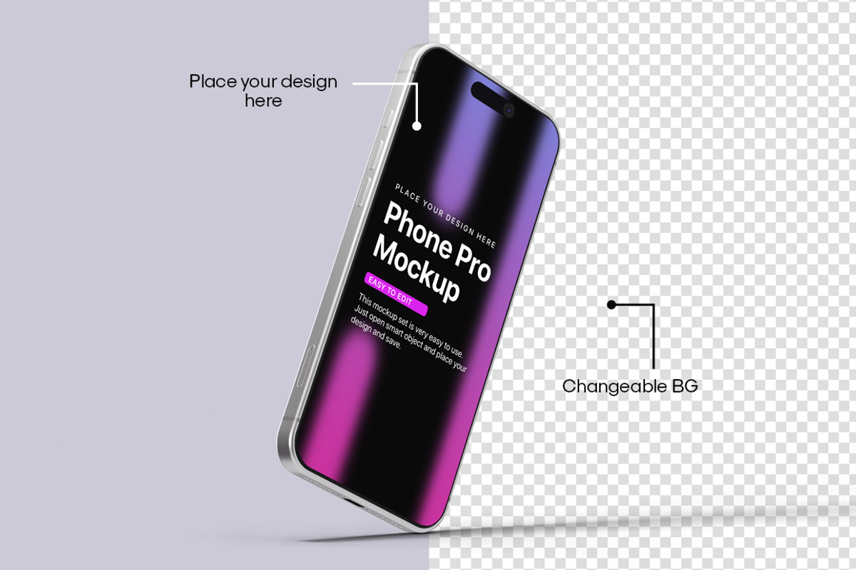 Minimal iPhone Mockup PSD and Figma, an iPhone Mockup by Modern Studio (Photo 2 of 8)