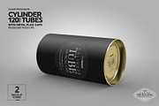 120mm Cylinder Tube Packaging Mockup, a Cups & Container Mockup by INCDesign (Thumbnail 10 of 12)