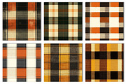 Halloween Plaid Seamless Pattern, a Pattern Graphic by Dream Creation (Thumbnail 4 of 7)