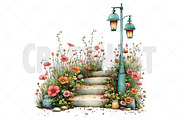 Whimsical Summer Pathway Clipart, an Illustration by Craft Nest (Thumbnail 10 of 12)