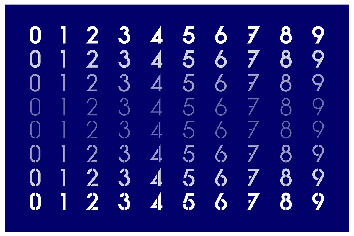 KAPITAL | 8 Fonts 4 Sans 4 Stencil, a Sans Serif Font by Superfried Font Shop (Photo 4 of 9)