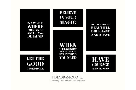 INSTAGRAM MOTIVATIONAL QUOTES, a Wallpaper Photo by AM Studio