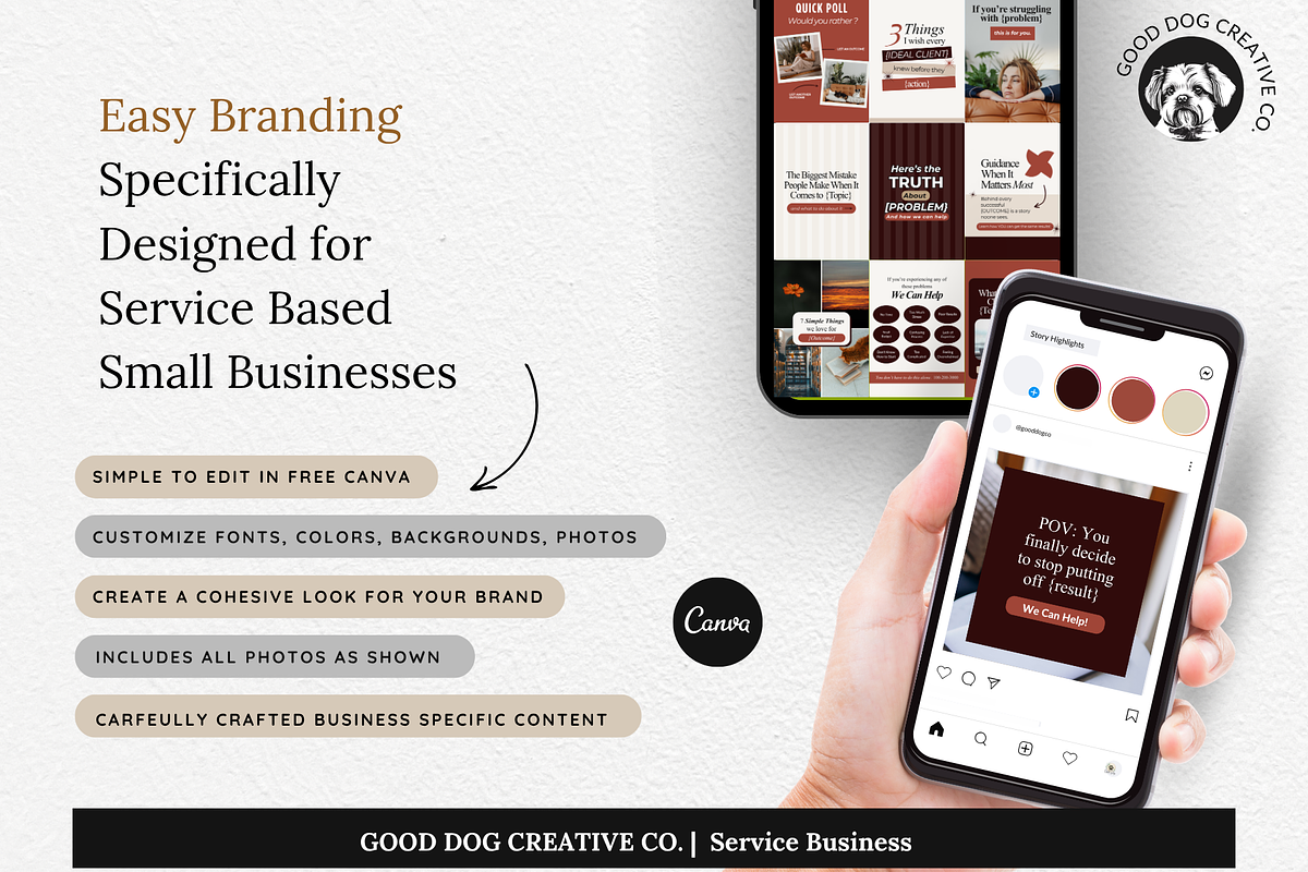 Social Media Content Bundle, a Social Media Template by gooddogcreativeco (Photo 4 of 12)