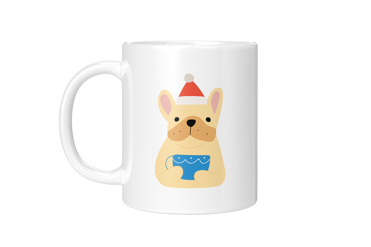 Christmas woof. Cute dogs collection, an Animal Illustration by cutelevindesign (Photo 7 of 16)