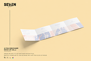 4-Square Fold Brochure Mockup, an Advertising Mockup by Se٧enStudio (Thumbnail 1 of 4)