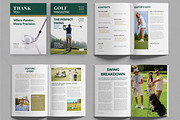 Golf Magazine Template, a Brochure Template by MightyDesign (Thumbnail 2 of 6)