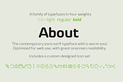 Byom - 4 fonts + 1 icons set, a Font by Zetafonts (Thumbnail 2 of 8)