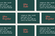 Qiba - Simple Serif Font, a Serif Font by Inspiratype (Thumbnail 2 of 12)