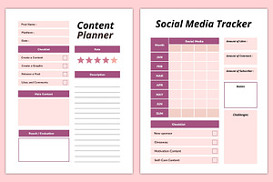 Work & Office Planner Canva Template