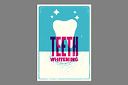 Dentistry grunge vector poster set., a Healthcare Illustration by PoPaShop (Thumbnail 2 of 8)