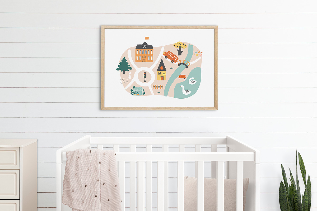 Children's map creator, an Animal Illustration by Alona Savchuk (Photo 2 of 21)