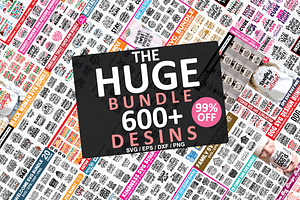 2600 Mega SVG Bundle Cut Files