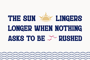 Calyra Retro - Extrude Surfing Font, a Sans Serif Font by Nirmana Visual (Thumbnail 4 of 16)