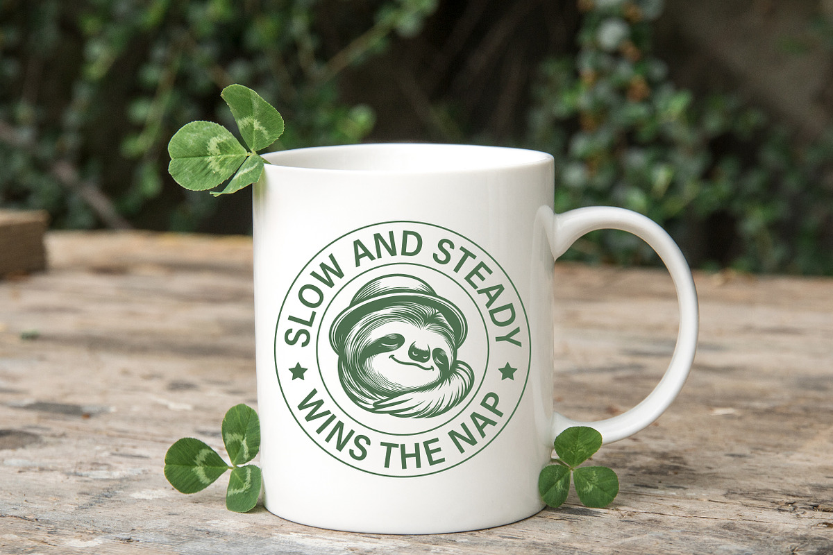 Funny Sloth Quote Chill Design, an Illustration by Pixels.Craft (Photo 6 of 7)