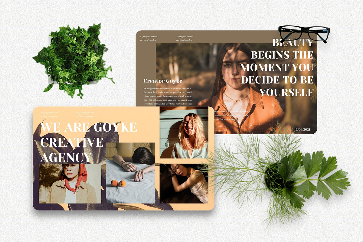 Goyke - Aesthetic Powerpoint, a Presentation Template by Dhabee (Photo 2 of 7)