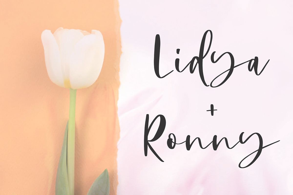 Unique Dream - Handwritten Font, a Script Font by Yuby Creative (Photo 4 of 8)