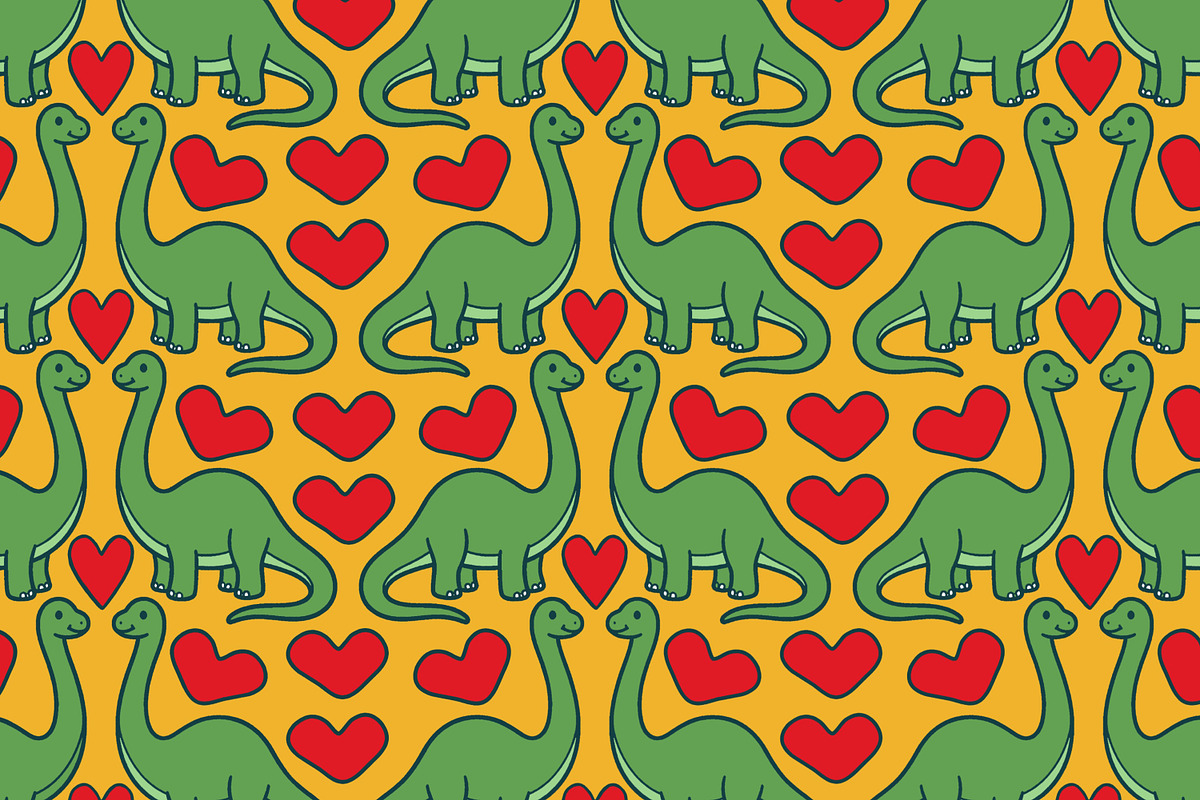 Cute Chaos Procreate Pattern Brushes, a Brush Add-On by Heather Green Designs (Photo 9 of 9)