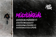 Land Of Fear - Street Type, a Handwritten Font by ikiiko (Thumbnail 7 of 7)