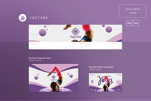 Branding Pack Yoga Fitness Club