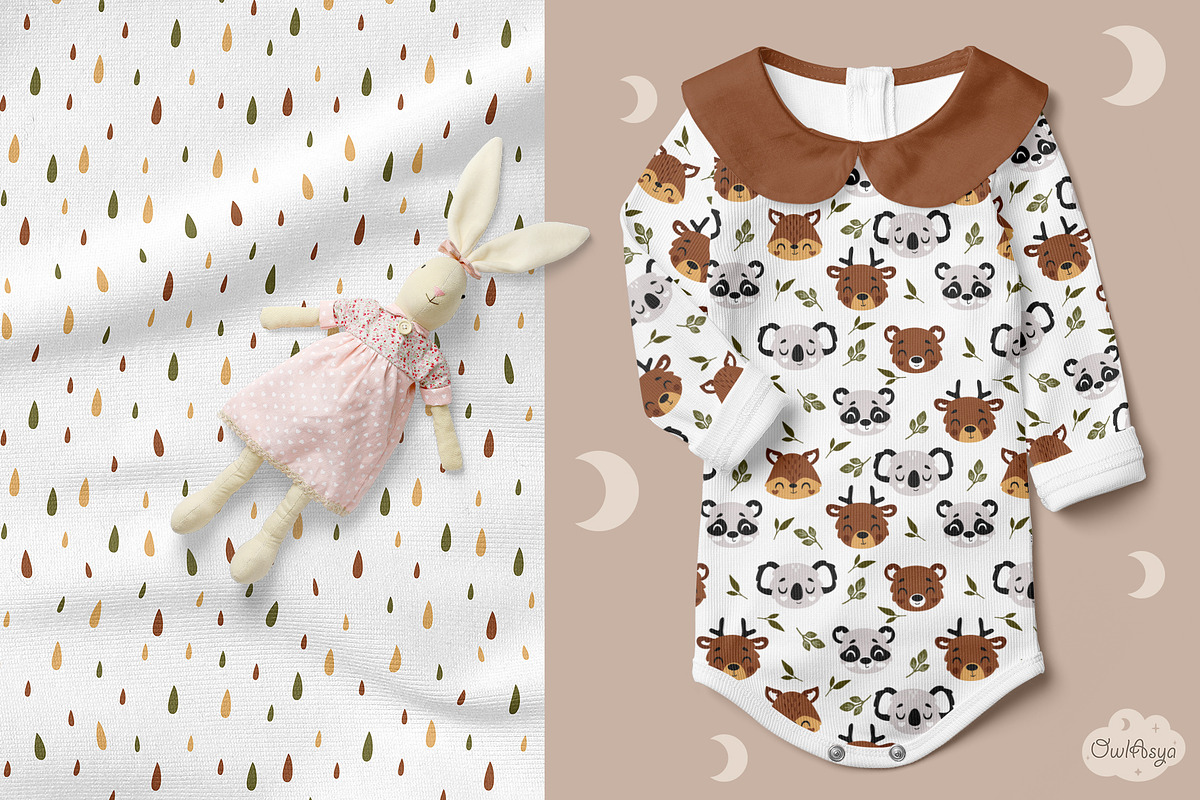 Baby animals vector collection, an Animal Illustration by owlasya (Photo 6 of 10)