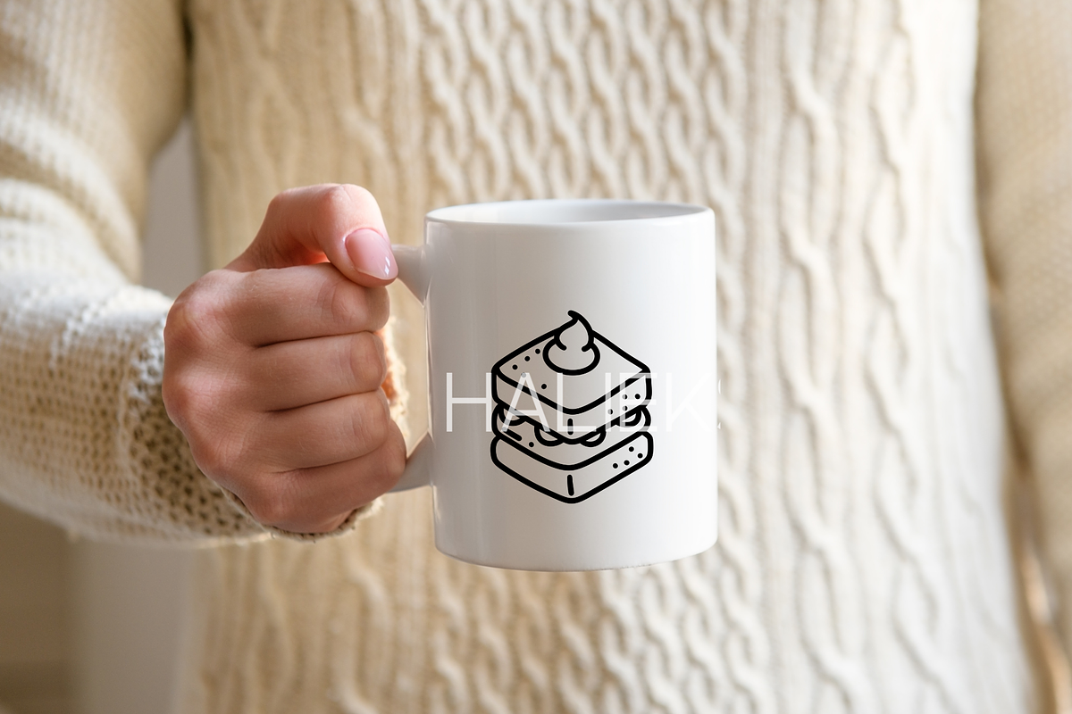 Cute Tea Time SVG Illustrations, a Food Illustration by HalieKStudio (Photo 6 of 9)