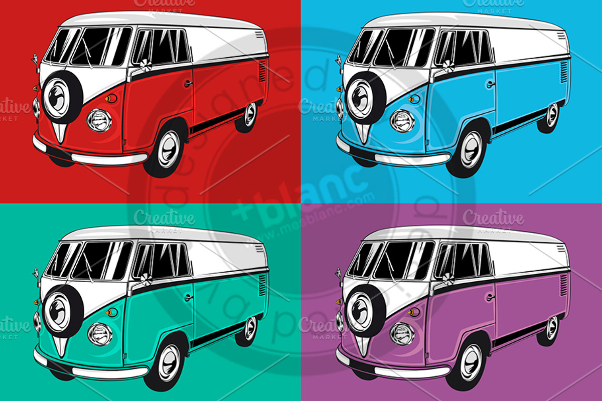 Hippie van, a Graphic by mesblanc (Photo 4 of 4)