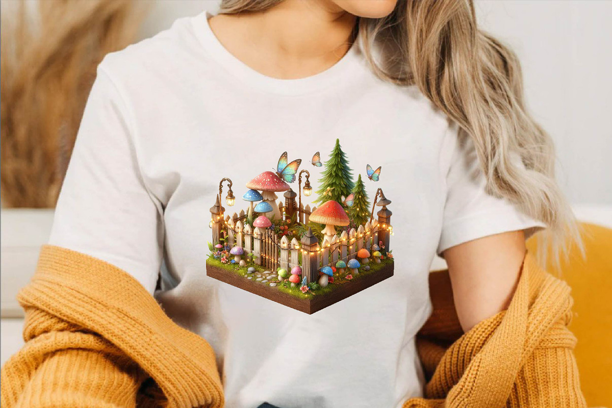 Summer Wooden Fence Sublimation Clip, an Illustration by SVGArt (Photo 3 of 8)