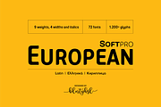 European Soft Pro - 30% SAVE, a Sans Serif Font by BULENT YUKSEL (Thumbnail 1 of 11)